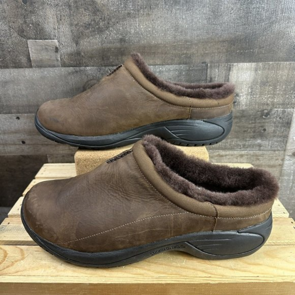 Merrell Mens Encore Chill 2 Moccasin Brown Size‎ 15 Fur Lined